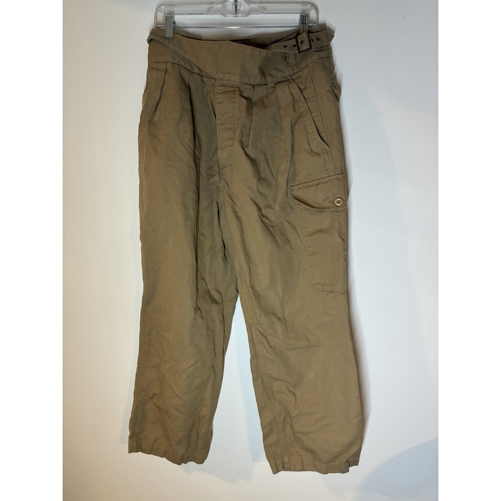 Banana Republic Pants Womens Petite12 Heritage Explorer Cargo High Rise Pleated